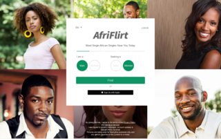 AfriFlirt Homepage Image